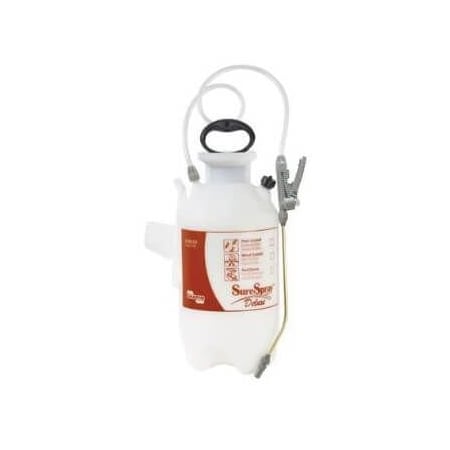 Chapin Surespray Deluxe Sprayer, 2 gal Tank, 40 to 60 PSI, 34 in L Hose, 23 ft Spray Distance Horizontal 26020